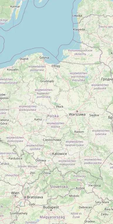 Mapa Polski - ładowanie interaktywnej mapy